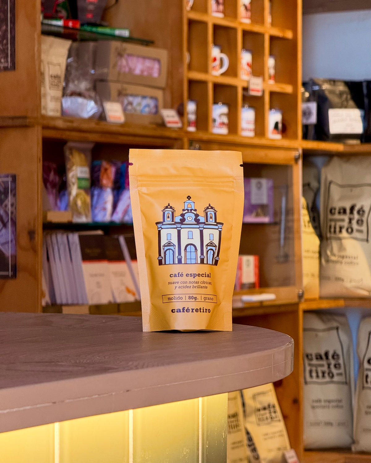 Sachet Coleccionables Molido Café Retiro 80g.