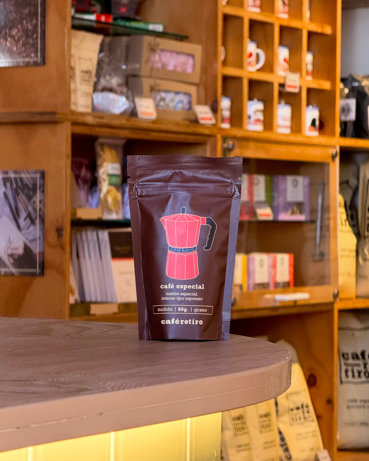Sachet Coleccionables Molido Café Retiro 80g.