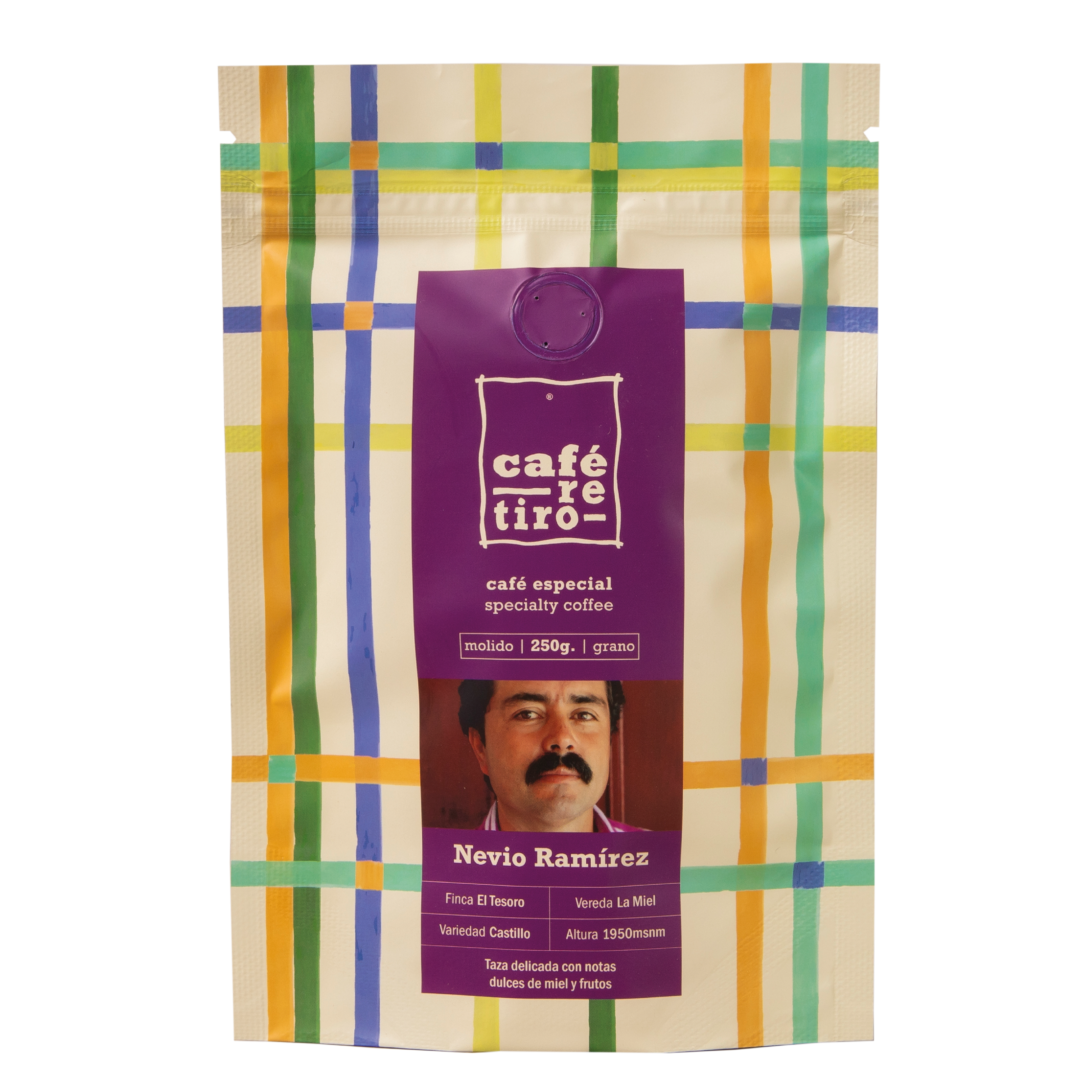 Microlote café Nevio Ramírez 250g.