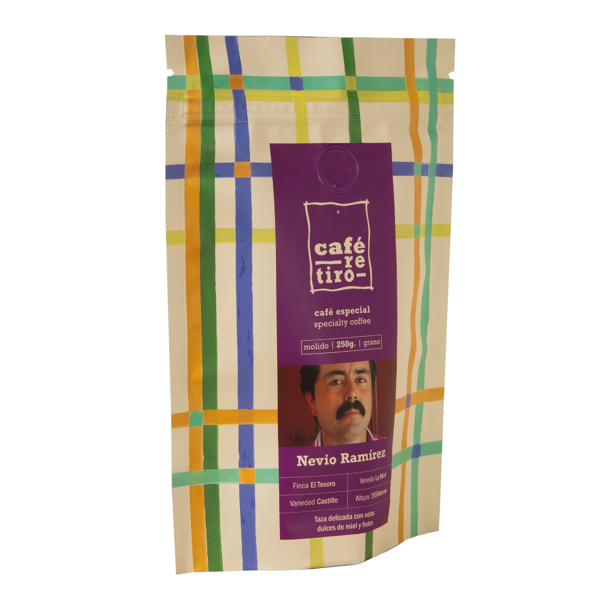 Microlote café Nevio Ramírez 250g.