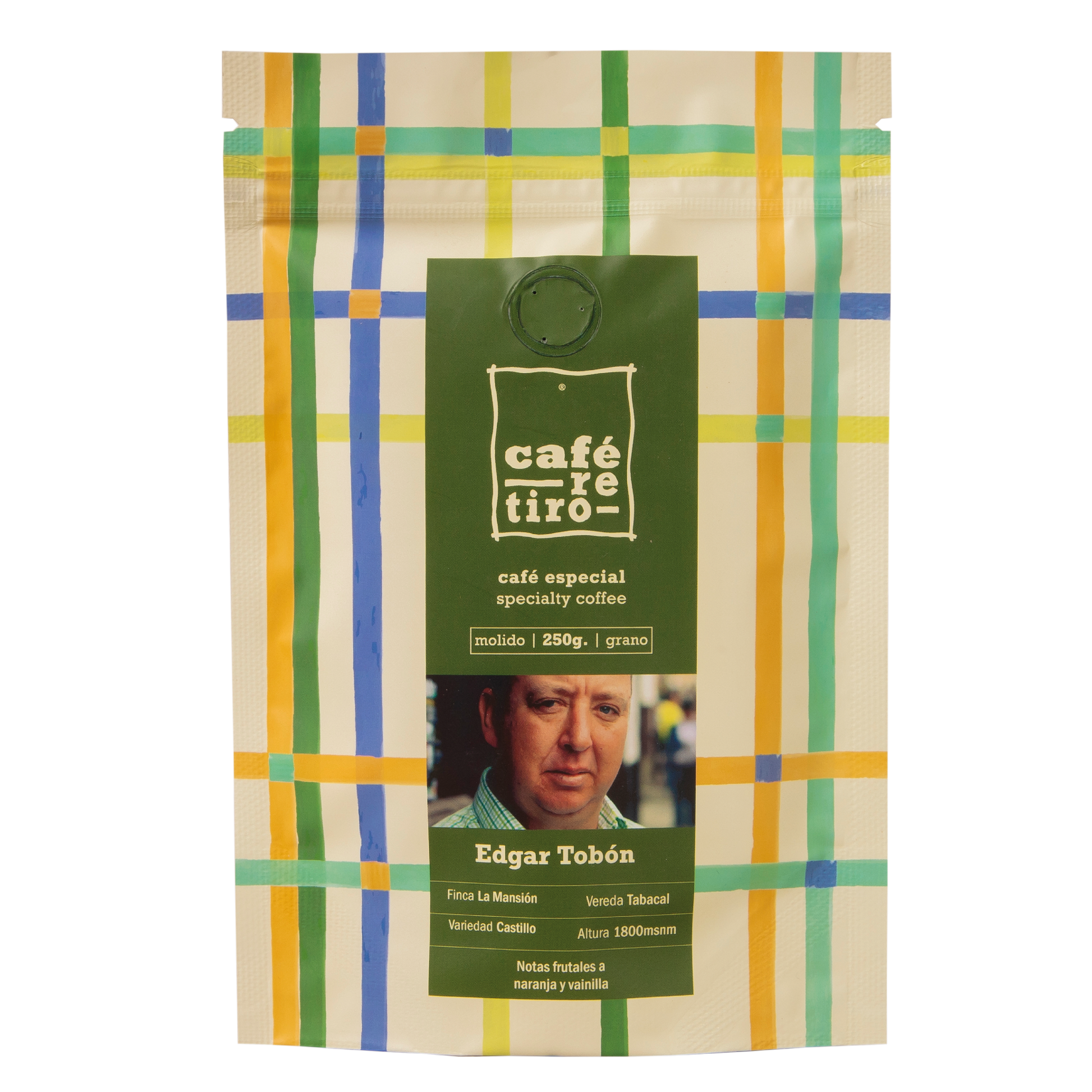 Microlote café Edgar Tobón 250g.