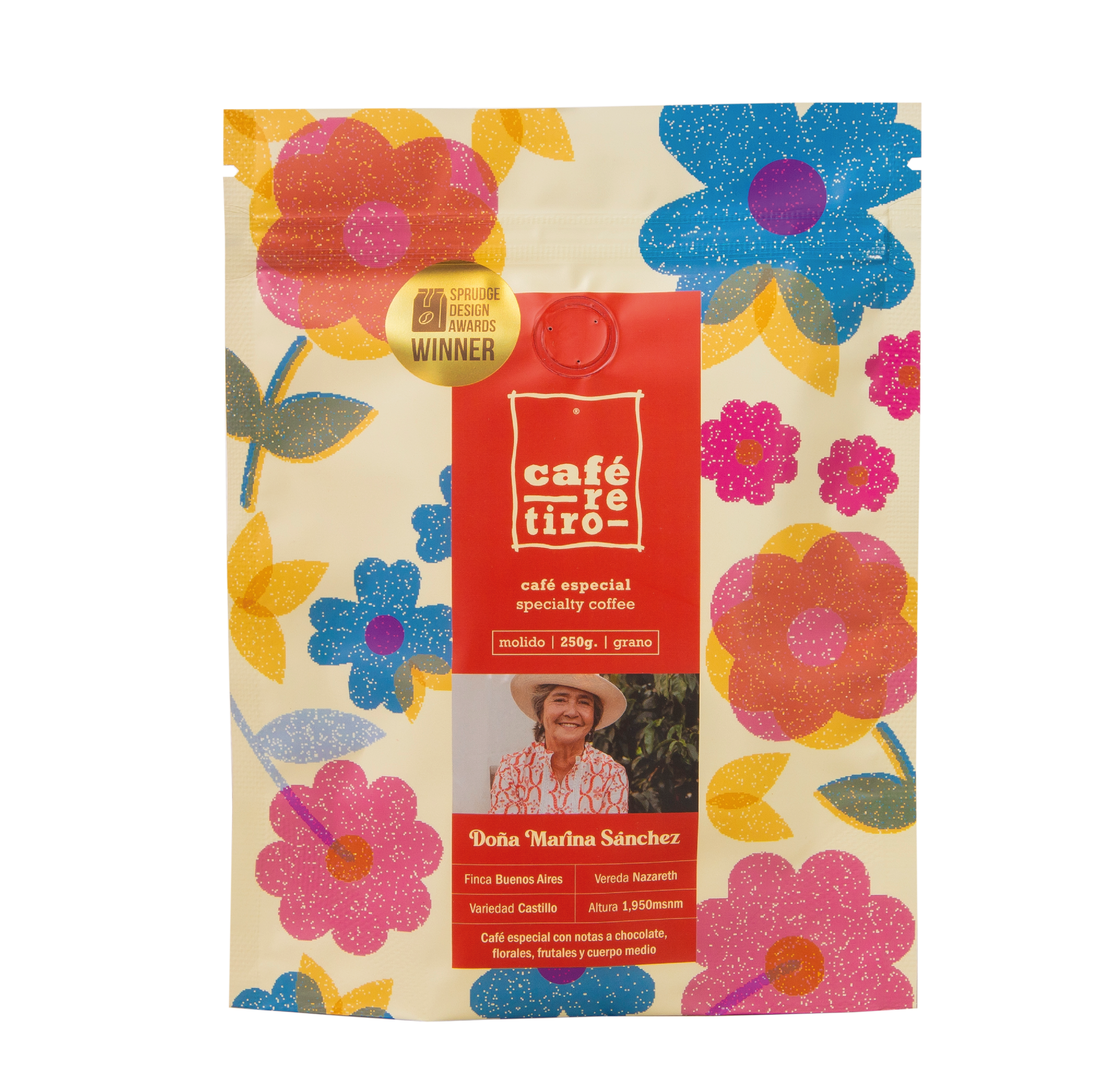 Microlote café Doña Marina Sánchez 250g.