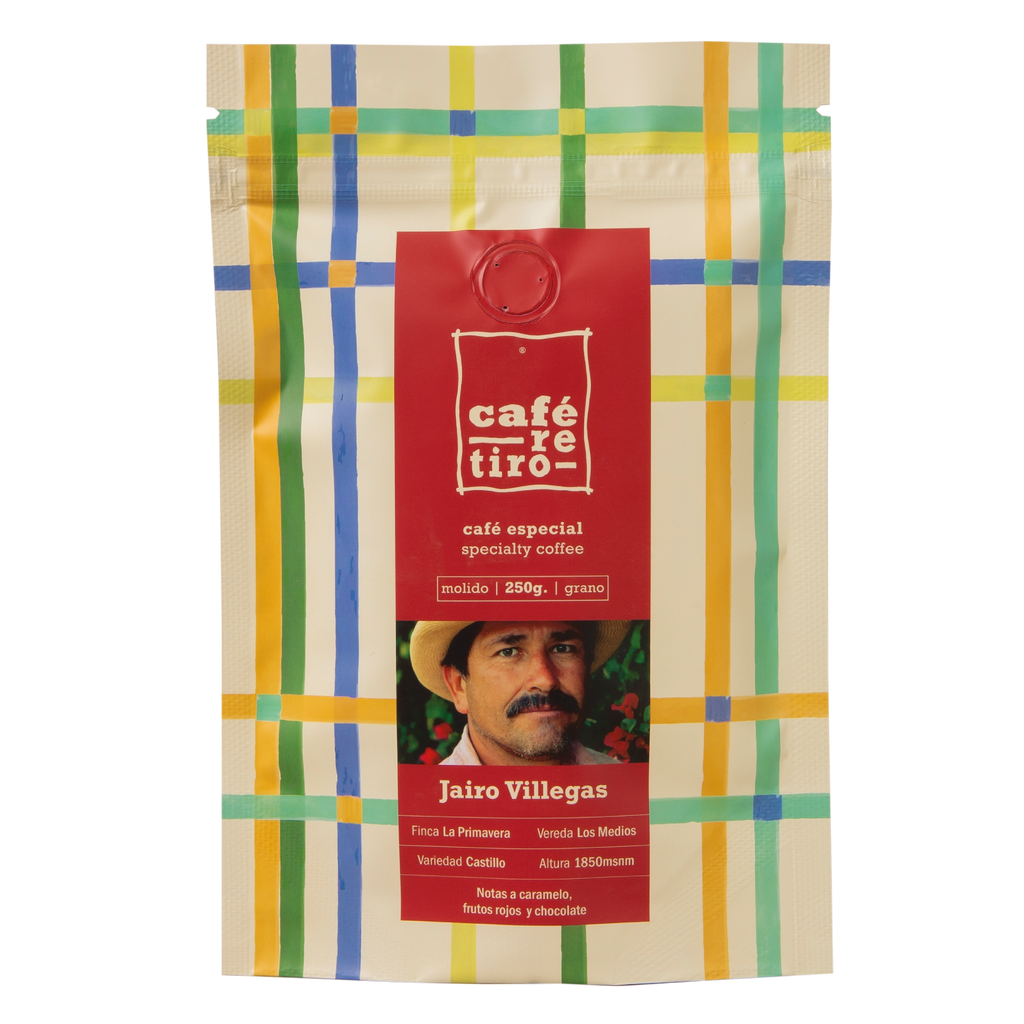 Microlote café Jairo Villegas 250g.