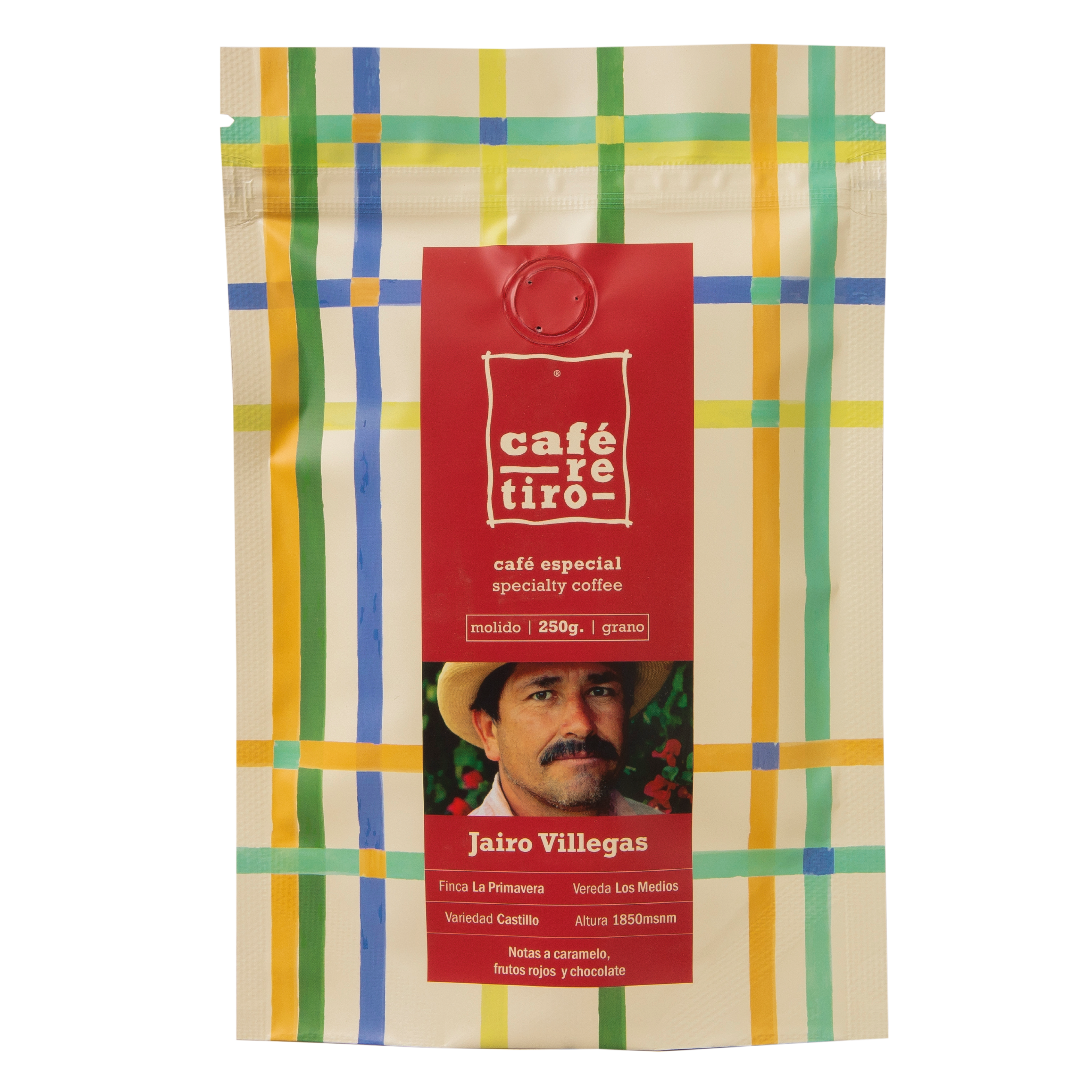 Microlote café Jairo Villegas 250g.