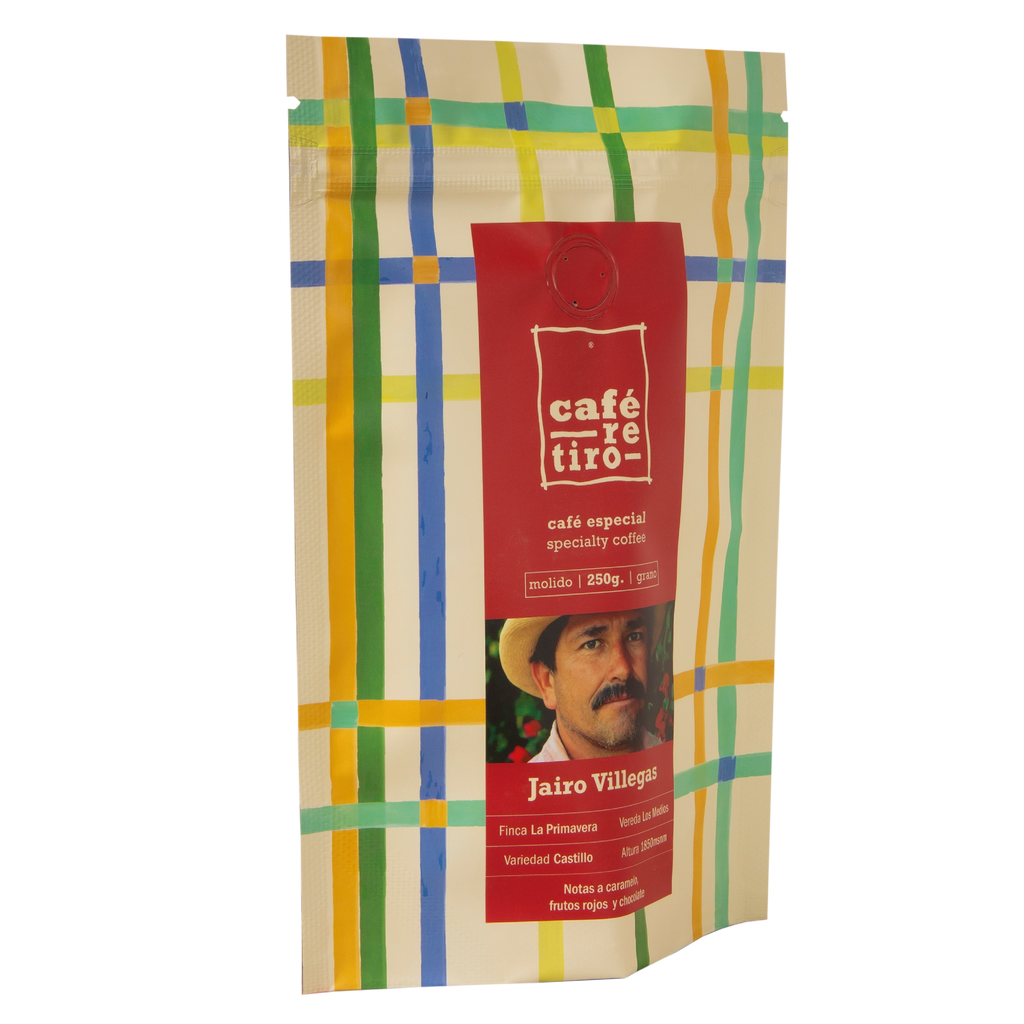 Microlote café Jairo Villegas 250g.