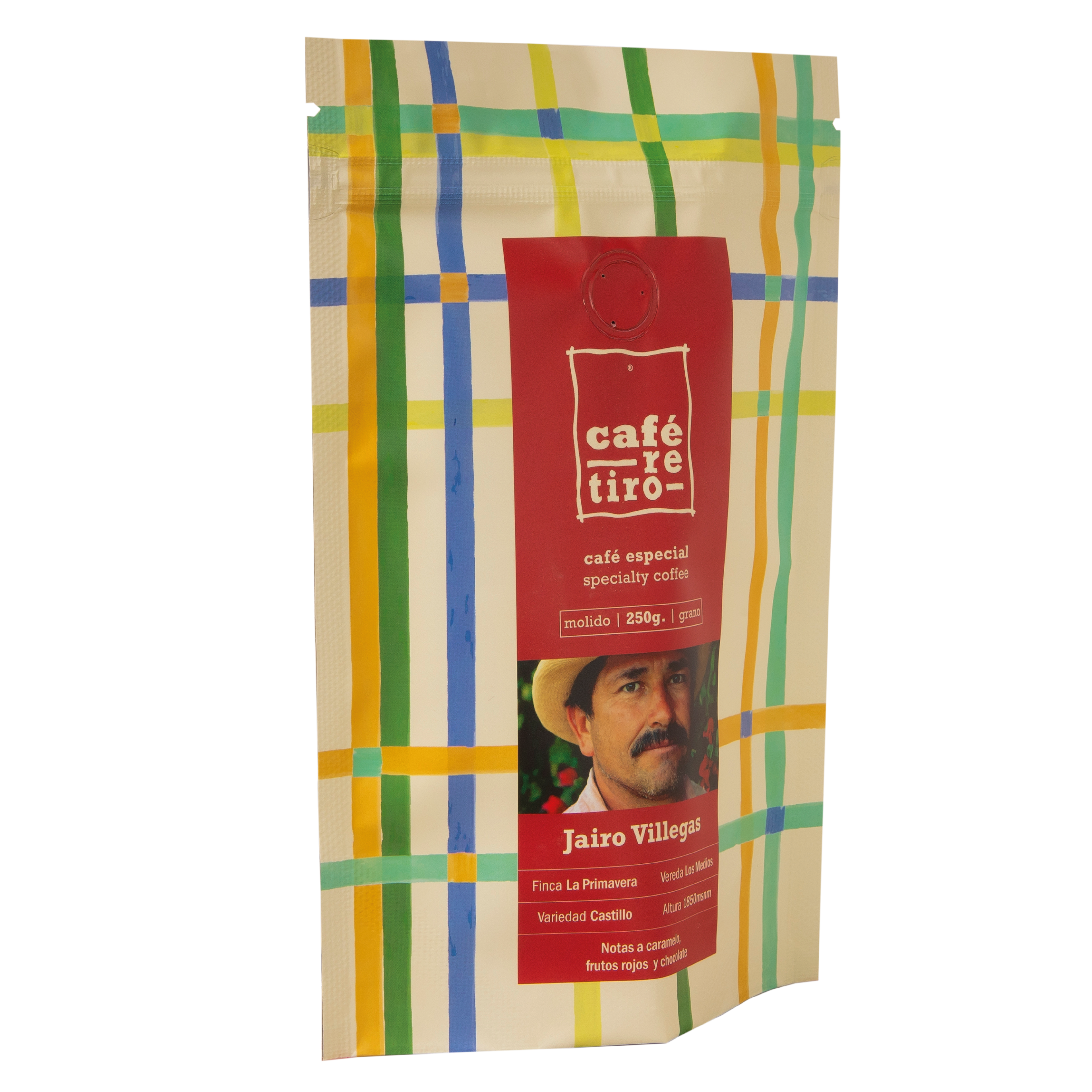 Microlote café Jairo Villegas 250g.
