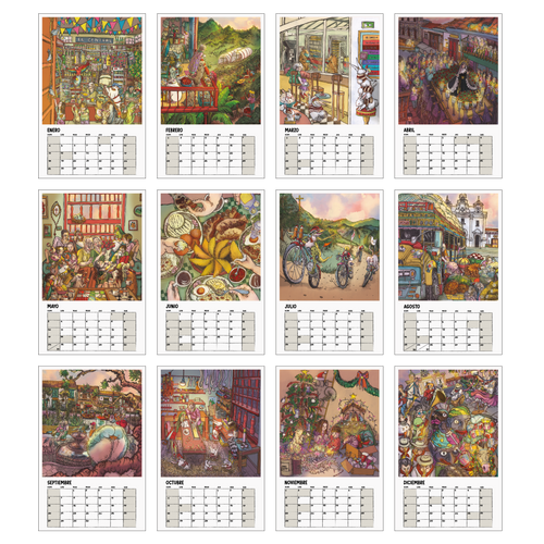 Calendario ilustrado 2026