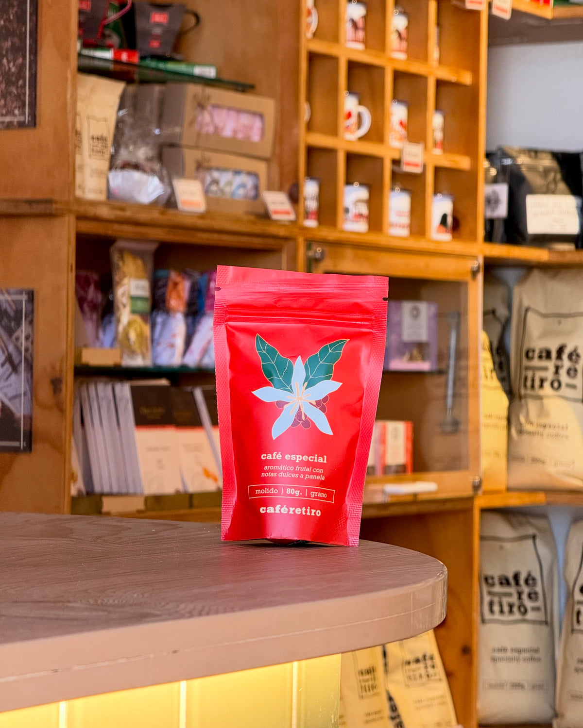 Sachet Coleccionables Molido Café Retiro 80g.