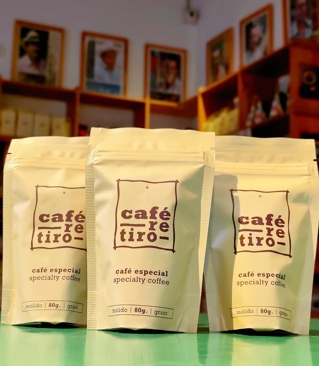 Sachet café retiro 80g.