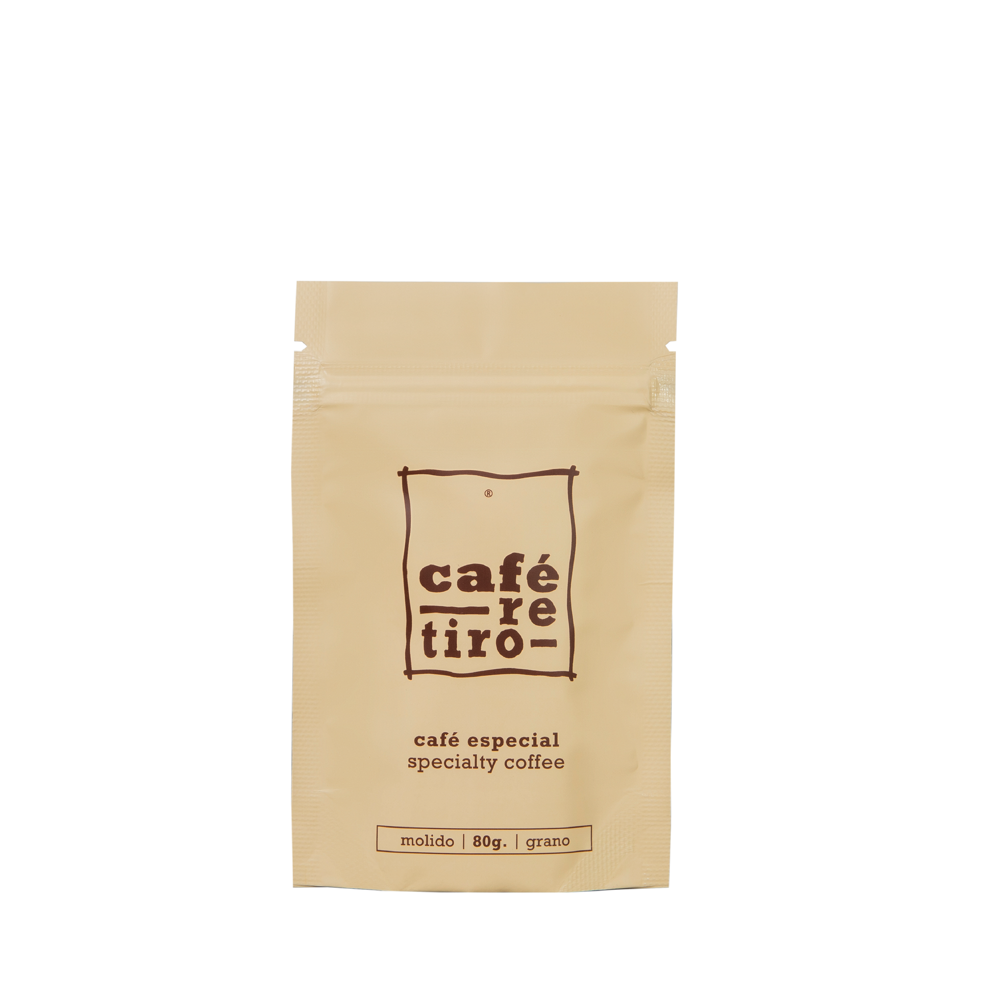 Sachet café retiro 80g.