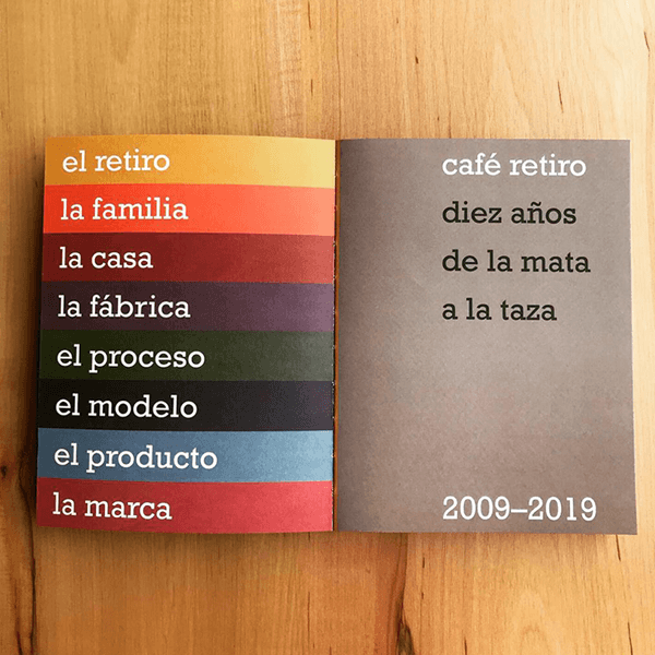 Libro 10 años café retiro